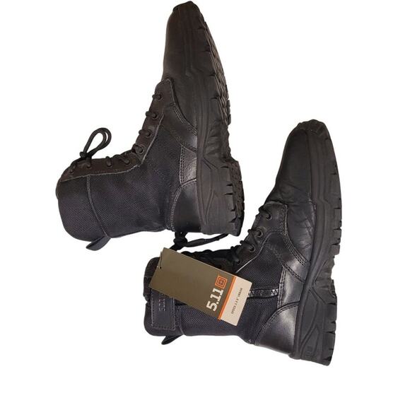 NWT 5.11 Tactical Men\'s Black Boots Zip Side Size 8 main image 6